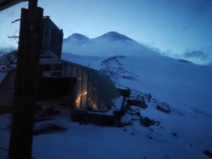 Mount Elbrus widziane z Beczek