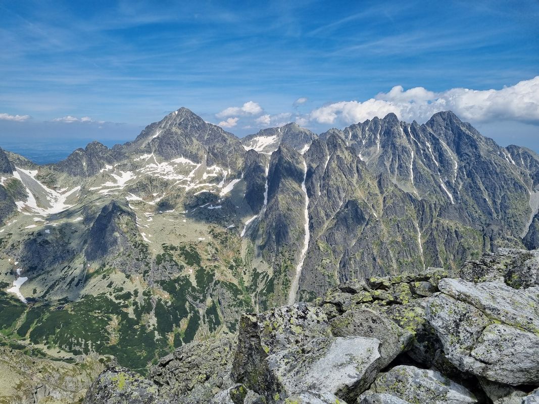 Tatry z dzieckiem Lodowy Szczyt ze Sławkowskiego